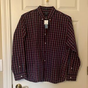 NWT J Crew “Slim Untucked” Performance button-down